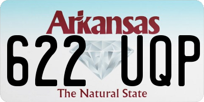 AR license plate 622UQP