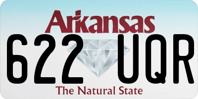 AR license plate 622UQR