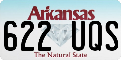 AR license plate 622UQS