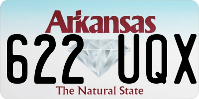 AR license plate 622UQX