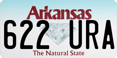 AR license plate 622URA