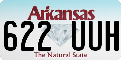 AR license plate 622UUH