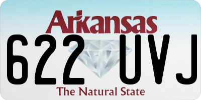 AR license plate 622UVJ