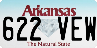 AR license plate 622VEW