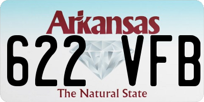 AR license plate 622VFB