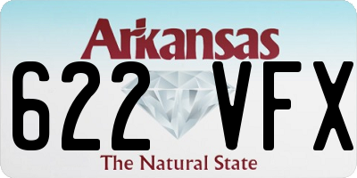 AR license plate 622VFX