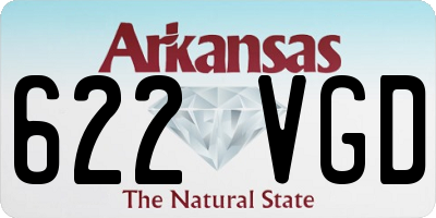 AR license plate 622VGD