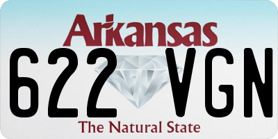 AR license plate 622VGN