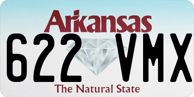 AR license plate 622VMX