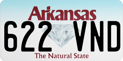 AR license plate 622VND