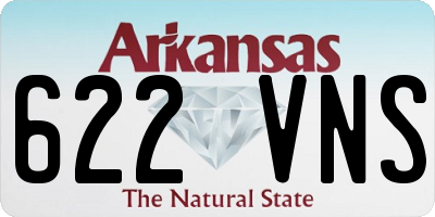 AR license plate 622VNS