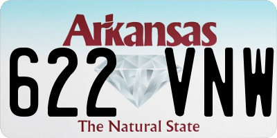 AR license plate 622VNW