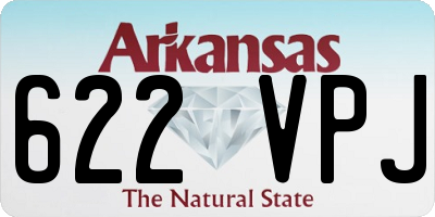 AR license plate 622VPJ