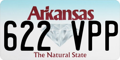 AR license plate 622VPP