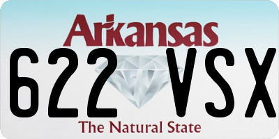 AR license plate 622VSX