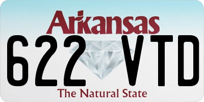 AR license plate 622VTD