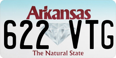 AR license plate 622VTG