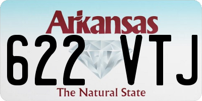 AR license plate 622VTJ