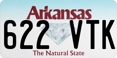 AR license plate 622VTK