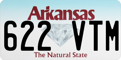 AR license plate 622VTM
