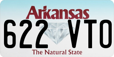 AR license plate 622VTO