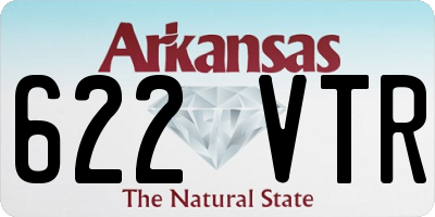 AR license plate 622VTR