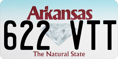AR license plate 622VTT