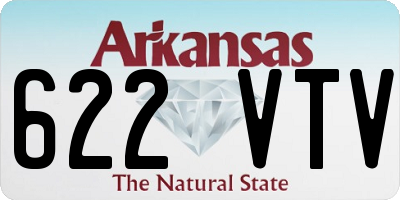 AR license plate 622VTV