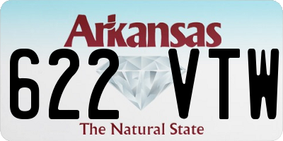 AR license plate 622VTW