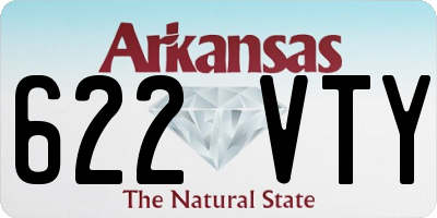 AR license plate 622VTY