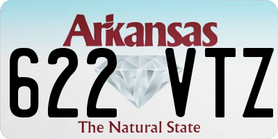AR license plate 622VTZ