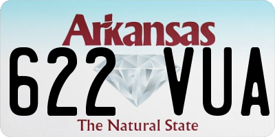 AR license plate 622VUA