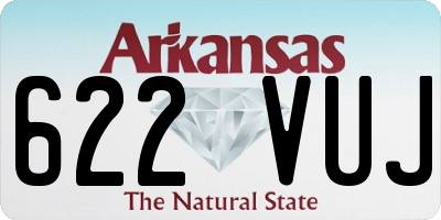 AR license plate 622VUJ