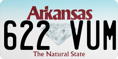 AR license plate 622VUM