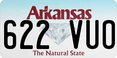 AR license plate 622VUO