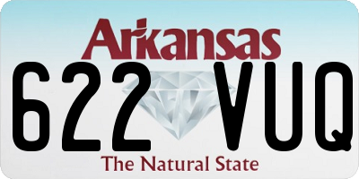 AR license plate 622VUQ