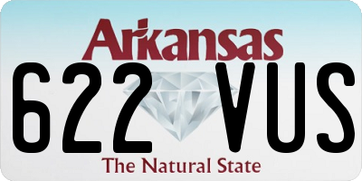AR license plate 622VUS