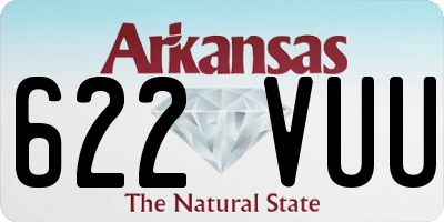 AR license plate 622VUU