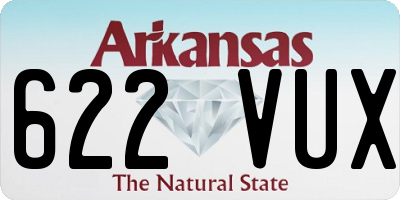 AR license plate 622VUX