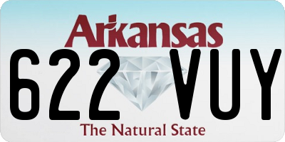 AR license plate 622VUY