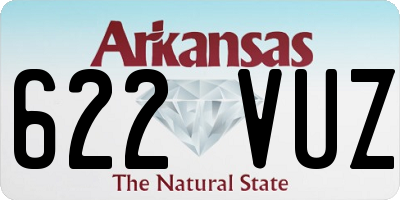 AR license plate 622VUZ