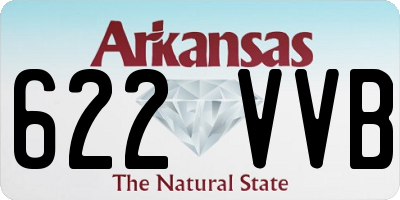 AR license plate 622VVB