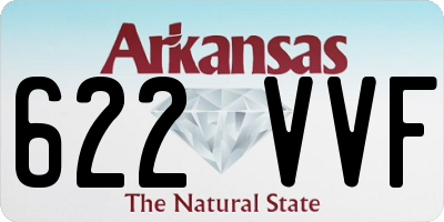 AR license plate 622VVF
