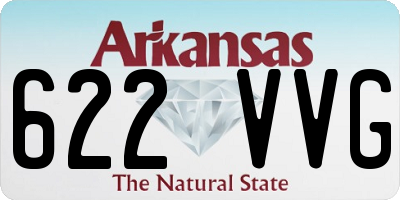 AR license plate 622VVG