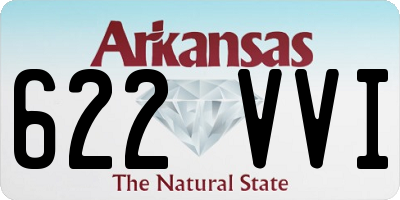 AR license plate 622VVI