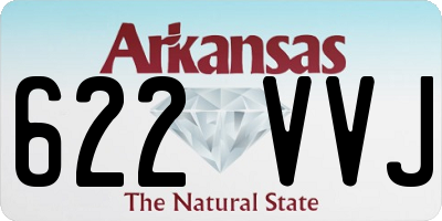 AR license plate 622VVJ
