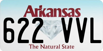 AR license plate 622VVL