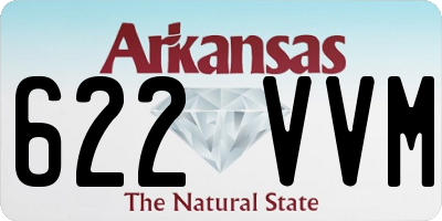 AR license plate 622VVM