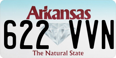 AR license plate 622VVN