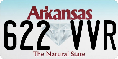 AR license plate 622VVR